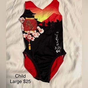 GK gymnastics leotard